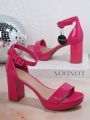 Women's Fashionable Solid Color High Heel Sandals