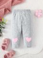 Baby Heart Print Sweatpants