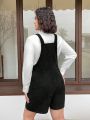 SHEIN Qutie Plus Size Cute Jumpsuit For Versatile Use