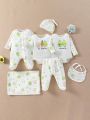 SHEIN Baby Boy'S 7 Piece Cute Avocado Gift Set