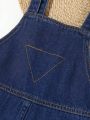 Toddler Boys' Denim Overalls With Pockets