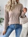 SHEIN Essnce Women's Oversized Drop Shoulder Sweater