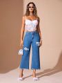 SHEIN BAE Fashionable Ripped Jeans