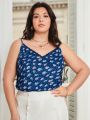 SHEIN Frenchy Plus Size Floral Printed Cami Top