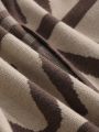 DAZY Striped Pattern Drop Shoulder Duster Cardigan
