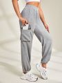 Daily&Casual Women's Comfortable Casual Workout Pants With Multiple Pockets