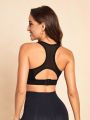 Running Seamless High Elastic Breasted Sports Bra