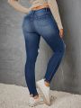 Women's Slim Fit Ripped Jeans