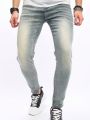 Men Slant Pocket Skinny Jeans