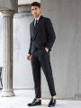 Men Double Breasted Blazer & Suit Pants