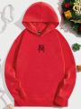 Manfinity Hypemode Men's Hooded Fleece Sweatshirt With Printed Design