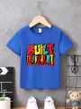 Little Boys' Letter Printed Short Sleeve T-Shirt