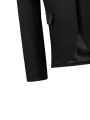 Teenage Male Gentleman Suit Two-Piece Black Suit Jacket And Trousers Suitable For Party Performance Birthday Wedding Party Al-Adha