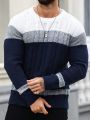 Men'S Color-Blocking Sweater