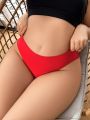 Women's Plus Size Hollow Out Lace Patchwork Panties