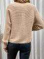 Women'S Batwing Sleeve Pullover Sweater