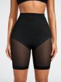 SHEIN SHAPE Women's Body Shaping Underwear With Sheer Mesh Panel