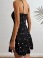 Flower Pattern Cami Nightgown