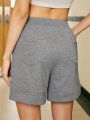 Ladies' Elastic Waist Sports Shorts