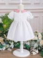 Babydoll Collar Dress For Infants