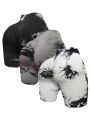 Yoga Floral Tie Dye Athletic Shorts