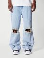 SUMWON Loose Fit Distressed Jean