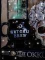 1pc Magic Witch Cauldron & Witch's Brew Coffee Cup, Halloween Party Supplies