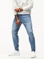 Men Slant Pocket Skinny Jeans