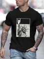 Men'S Printed Short-Sleeved T-Shirt