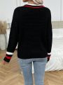 SHEIN Frenchy Fashionable Women's Striped Sweater