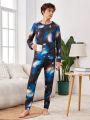 Teen Boys' Starry Sky Universe Pattern Homewear Set