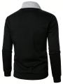 Men Two Tone Zip Up Sweatshirt