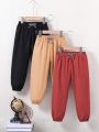 SHEIN Kids EVRYDAY Toddler Boys' Casual Multiple Piece Trousers