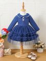 Infant Girls' Mesh & Ruffles Splice Tutu Dress