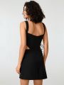 BY BLCK Cut Out Knot Side Cami Dress