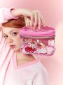 SHEIN X Cardcaptor Sakura Pink Transparent Makeup Bag