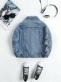 Boys' Distressed Denim Jacket