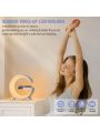 New Intelligent LED Table Lamp,  Wireless Charger Night Light Lamp, App Control  Speaker Alarm Clock, Home Office Study Bedside Charging Lamp for Bedroom Home Decor .