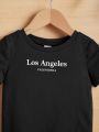 SHEIN Baby Boy Slogan Graphic Tee & Sweatpants