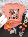 Plus Halloween Print Tee