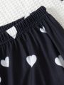 Girls (big) Love Heart Printed Homewear