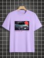 Men's Car Print Short Sleeve T-Shirt