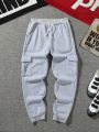 Manfinity Hypemode Men's Cargo Drawstring Waist Sweatpants With Pockets