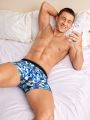 Men's Abstract Printed Boxer Briefs