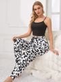 Women's Leopard Print Pajama Bottoms