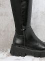 Women's Black Knee-high Boots