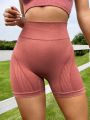 Wide Waist Band Sports Biker Shorts