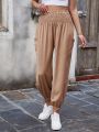 Women'S Shirred Waist Joggers