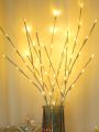 1pc 20led Nordic Style Artificial Tree Branch Light, Indoor Decorative Lamp For Home And Office