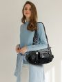 Fashionable & Retro & Elegant & Versatile Shoulder & Crossbody Bag For Shopping & Vacation